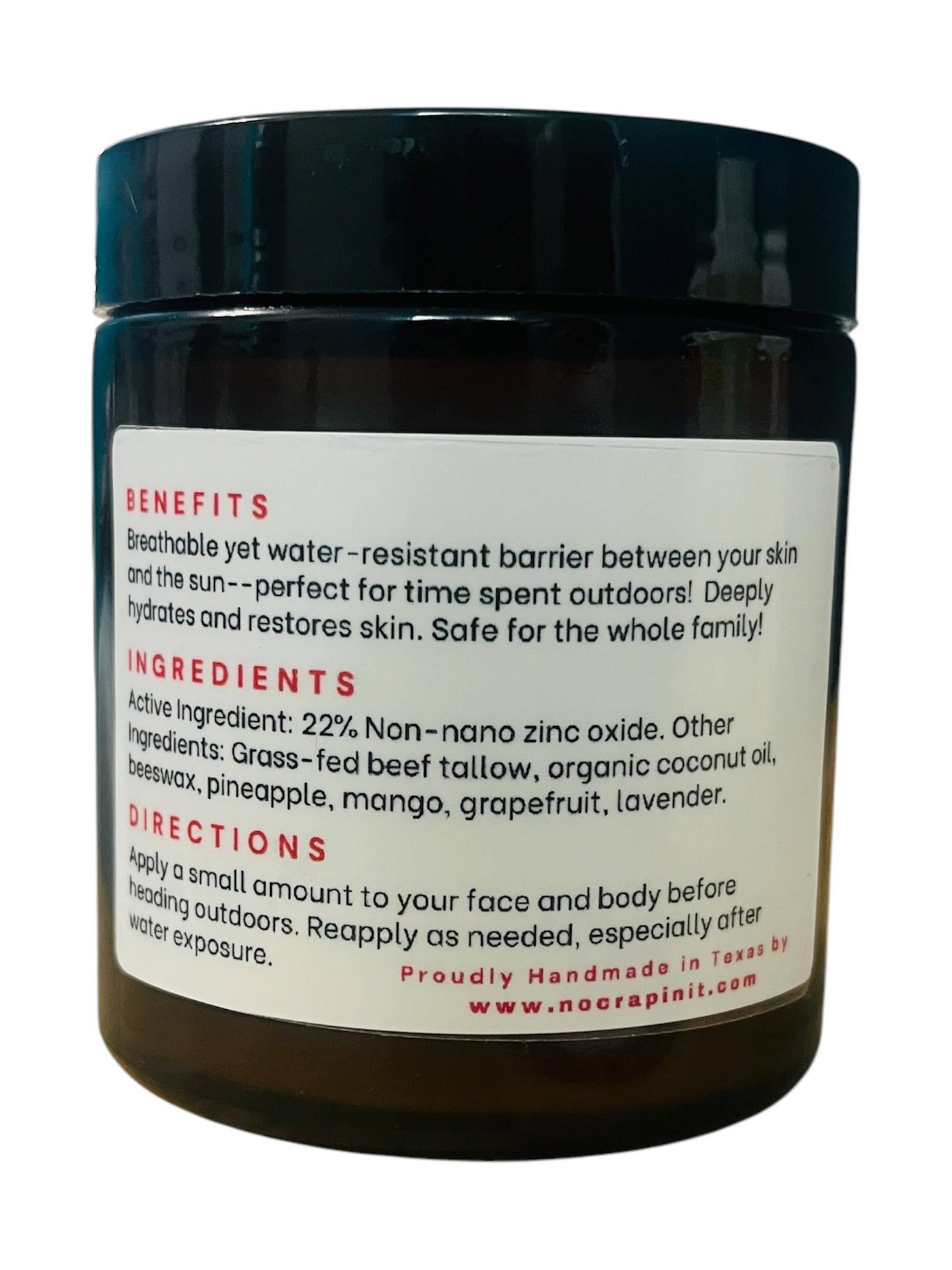 Paradise Sun Balm - Natural Sun Barrier