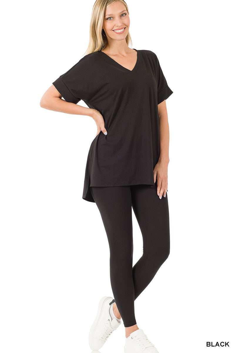 Zenana Microfiber Loungewear Set