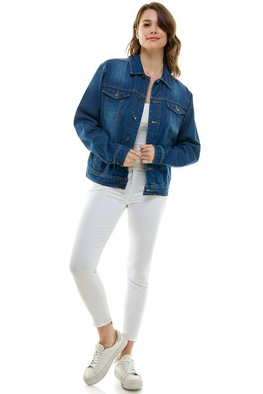 Cotton Casual Denim Boyfriend Jacket