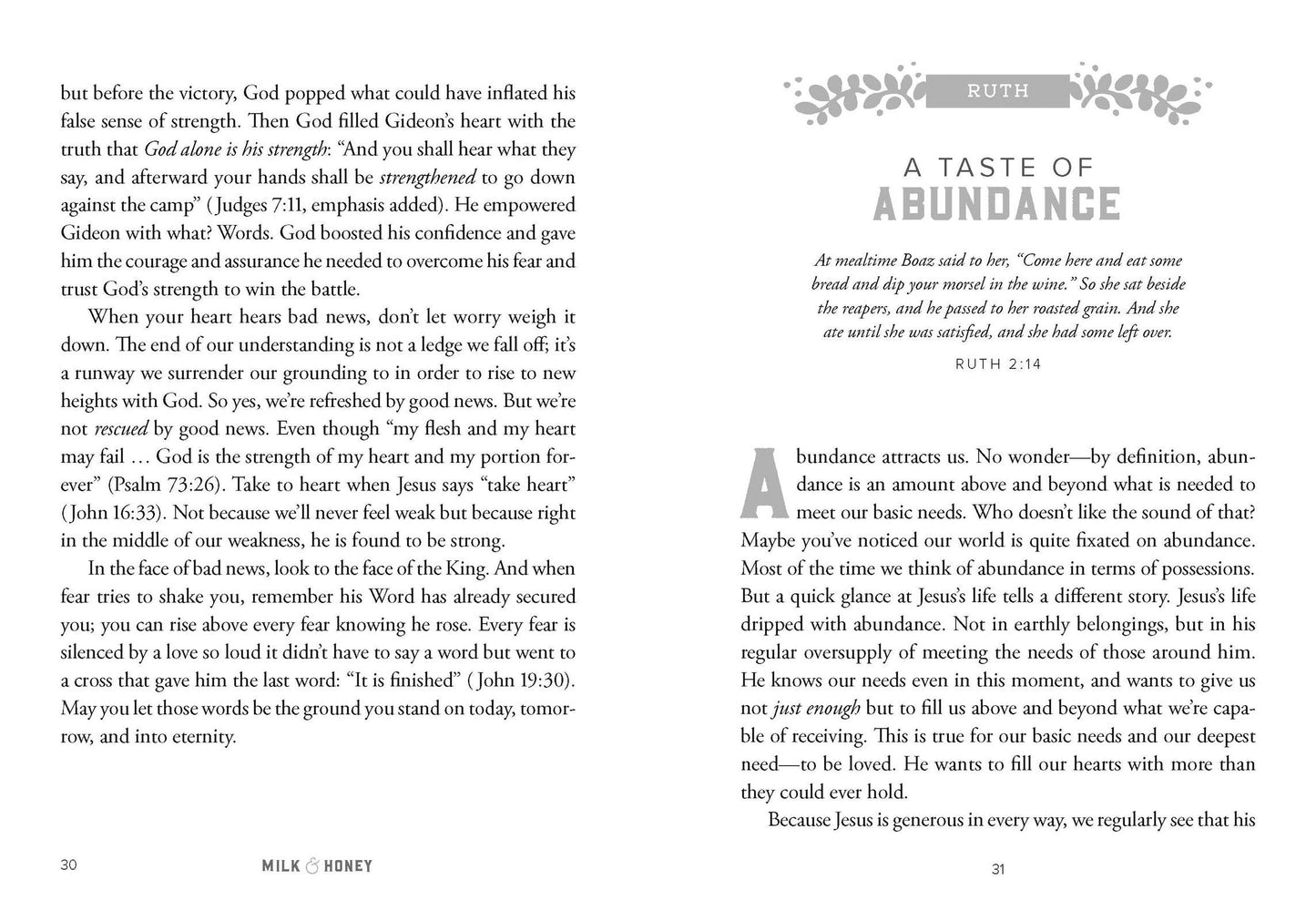 Milk and Honey Women's Devotional ๐