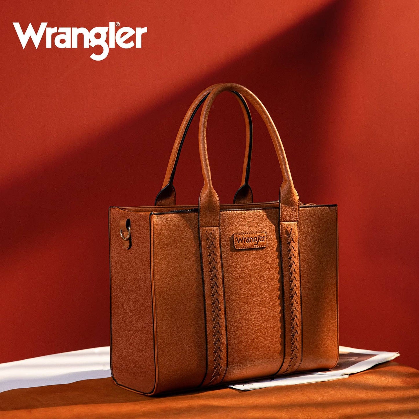WG70-8317 Wrangler Carry-All Tote/Crossbody - Brown