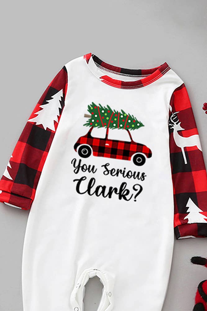 Christmas Family Match Plaid Pajamas Set