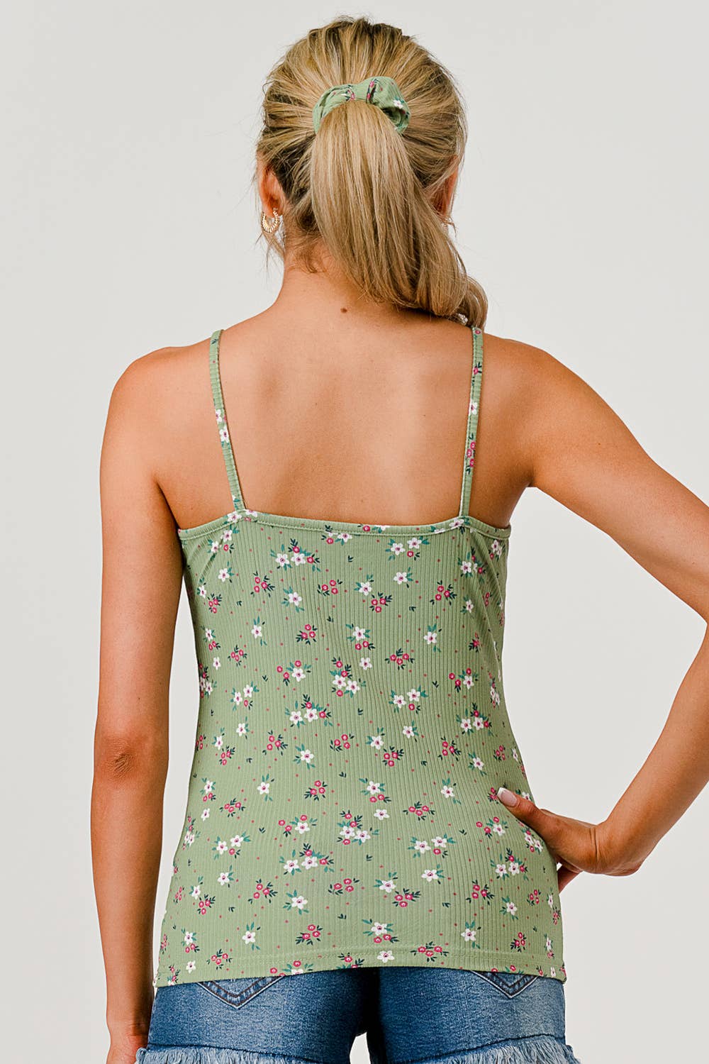 Womens 2-Pack Rib Knit Cami Tank Tops