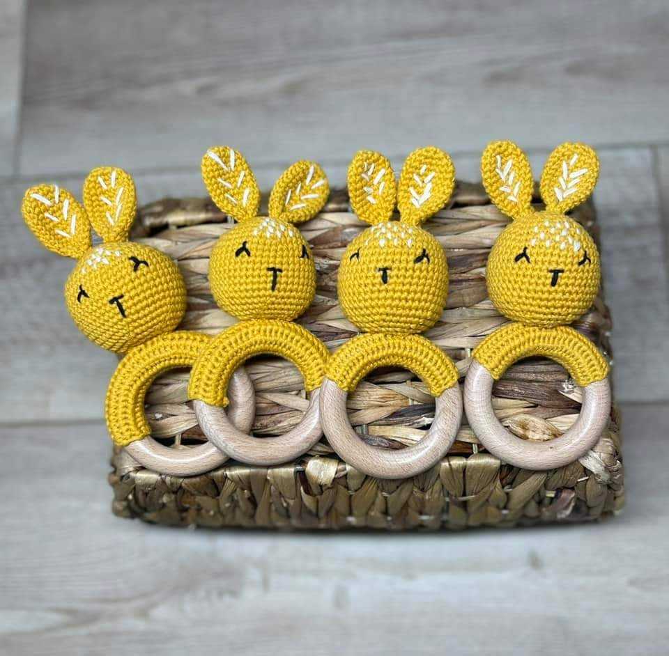 Crochet Bunny Rattles
