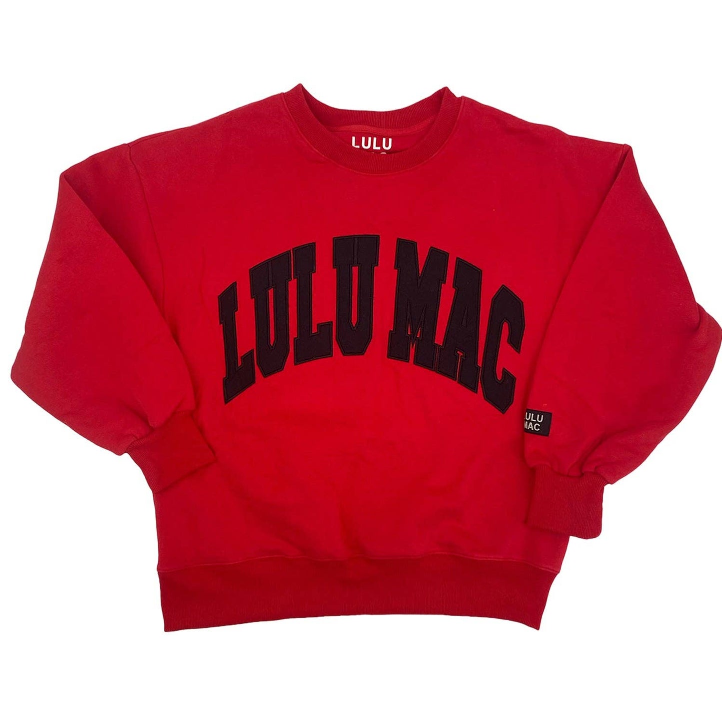 Lulu Mac Red/Black Sweatshirt - Stitch