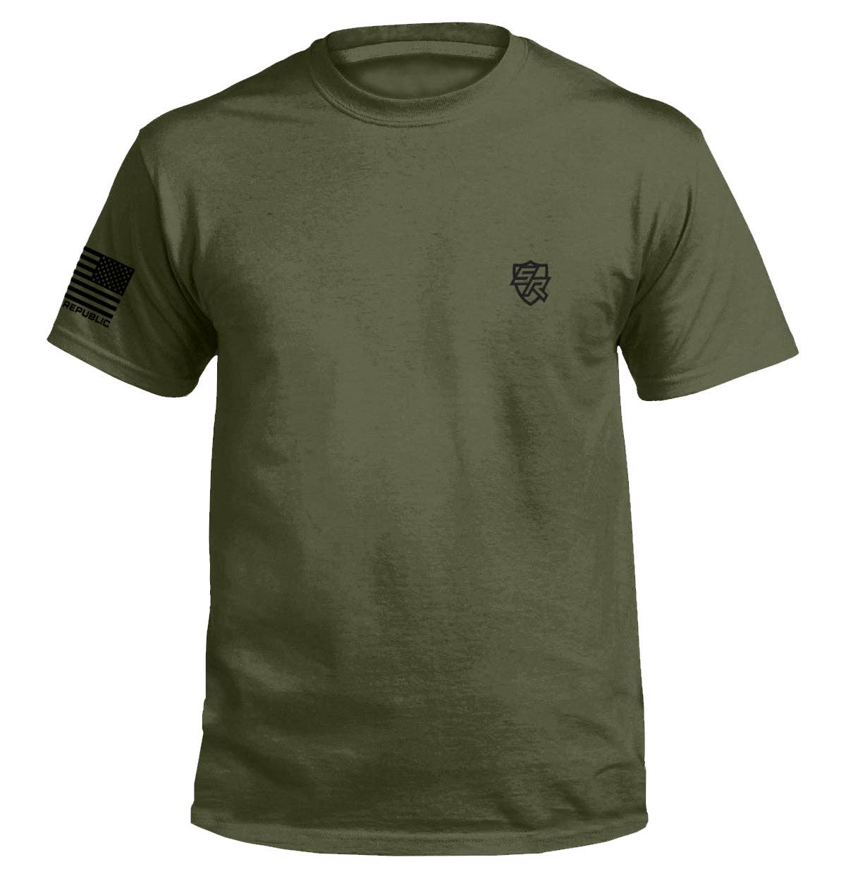 Built Dad Tough Shield Republic Shirt