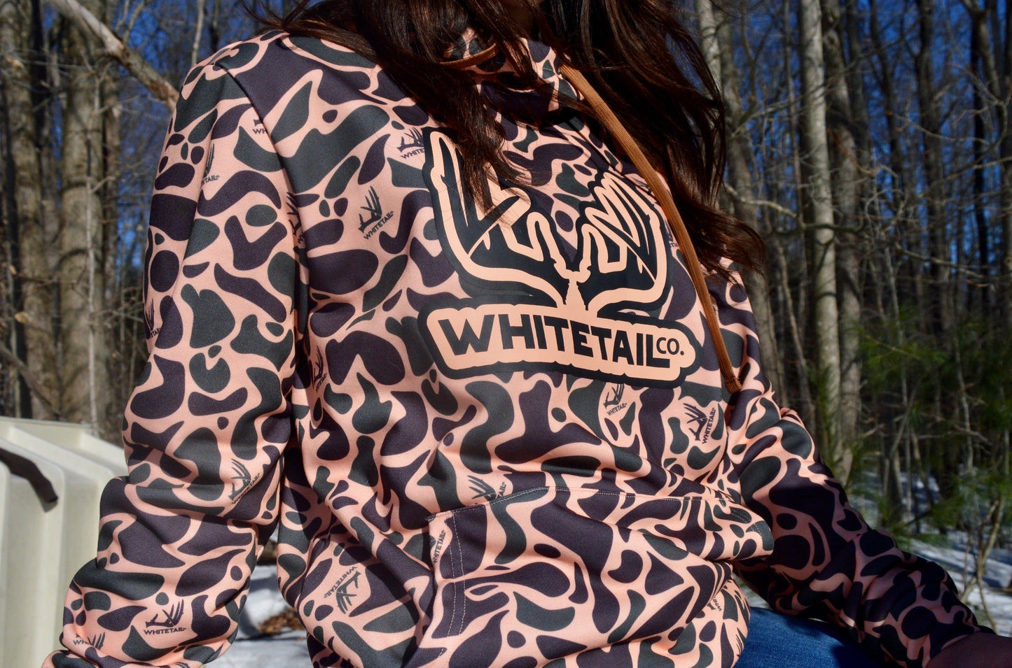 Whitetail Co. Logo Camo Hoodie