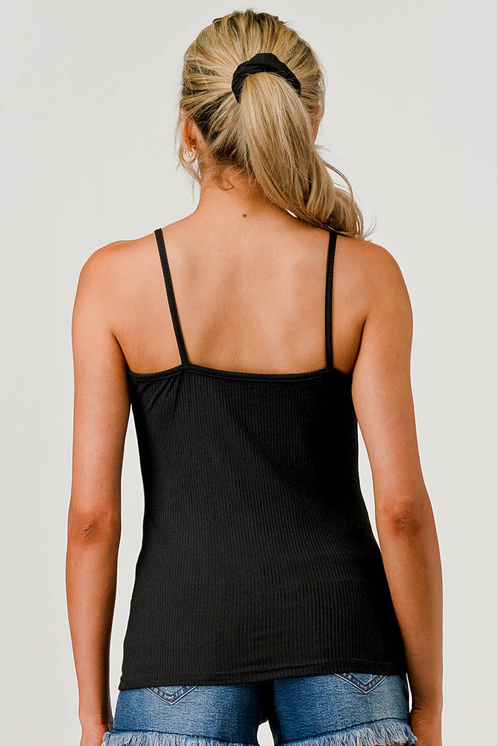 Womens 2-Pack Rib Knit Cami Tank Tops