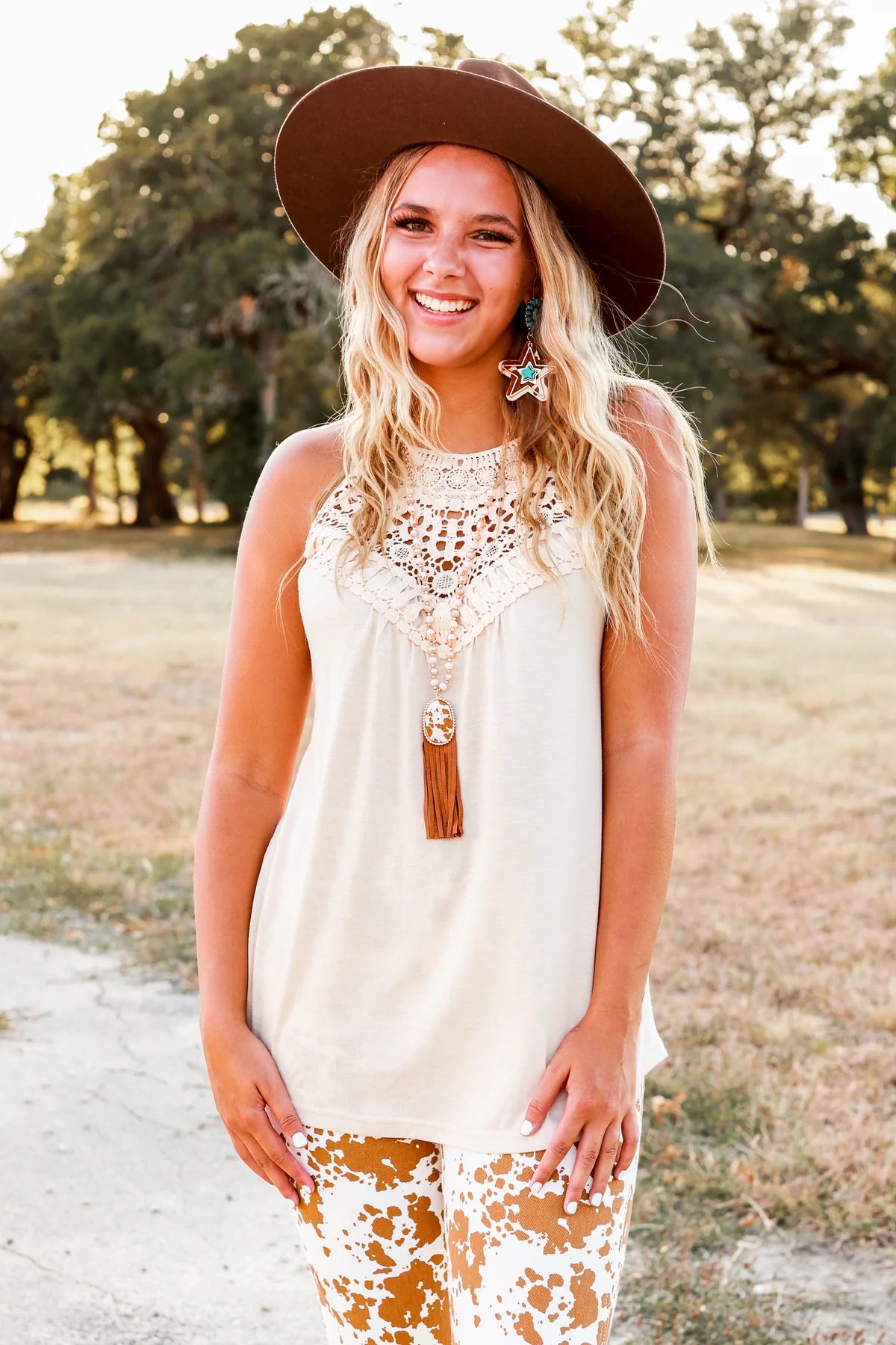 UNDENIABLE BEAUTY CROCHET TANK