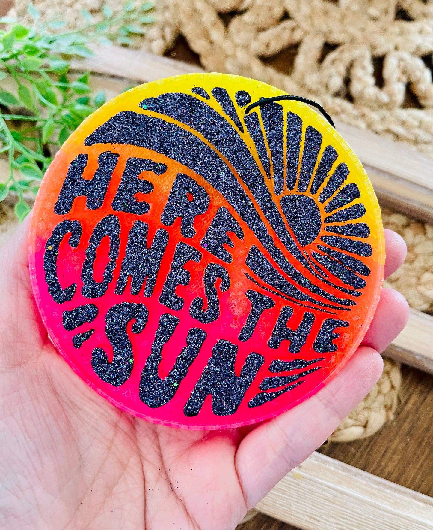 Here Comes the Sun Car Freshie