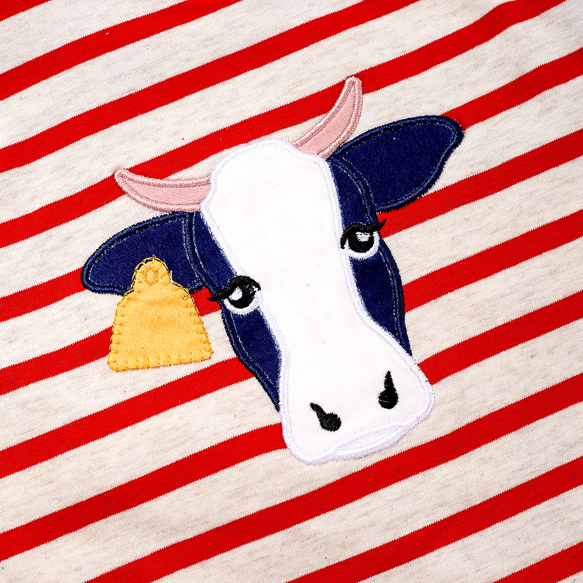 Okie and Lou Cow Wow - Boy's Romper