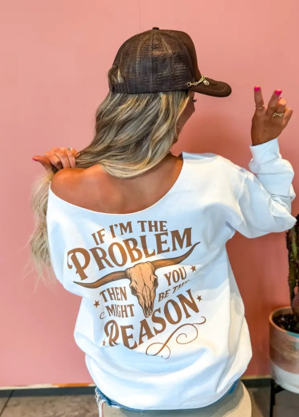 If I'm The Problem Graphic Crewneck