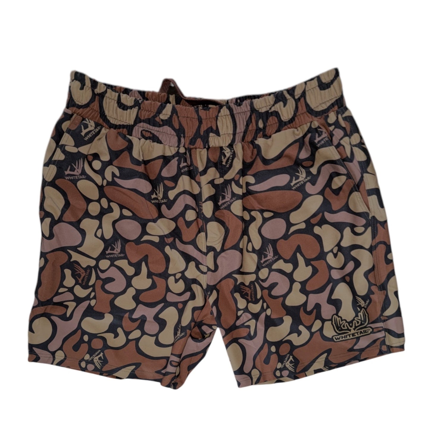 New!!! Whitetail Co. Hunt Camp Shorts Faded Old Dark Camo