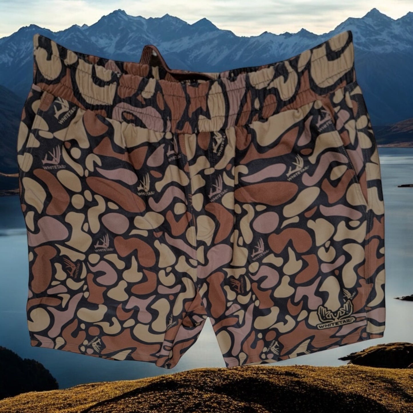 New!!! Whitetail Co. Hunt Camp Shorts Faded Old Dark Camo