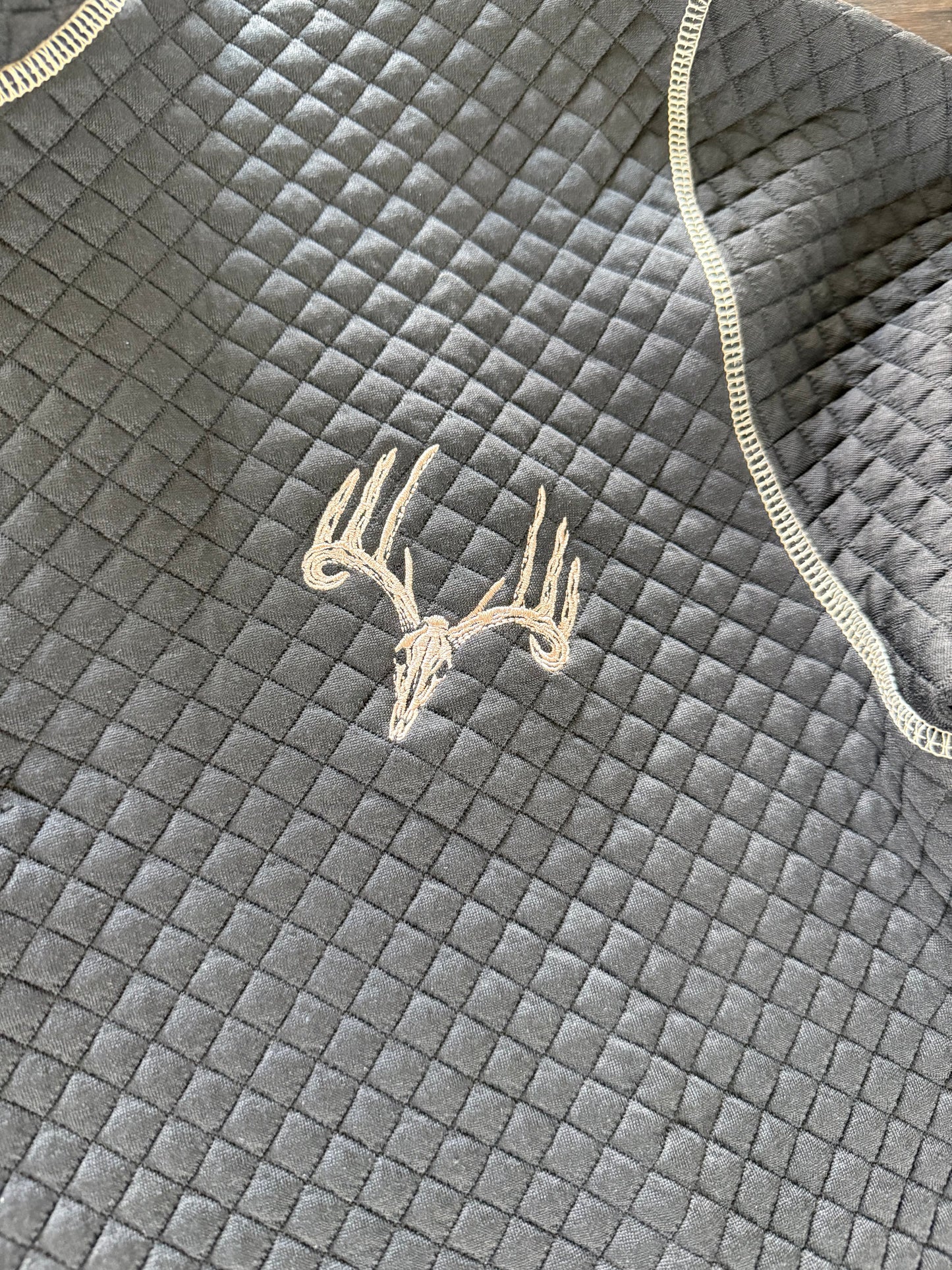 New Whitetail Co. Rut Line Waffle 1/4 Button Sweatshirt