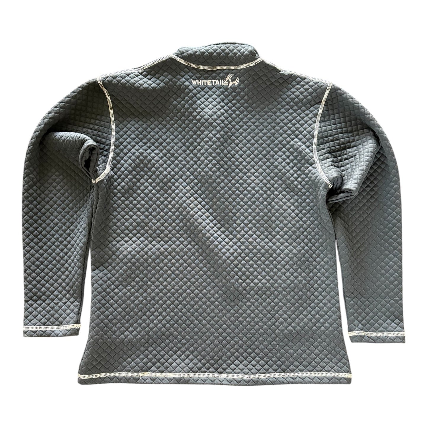 New Whitetail Co. Rut Line Waffle 1/4 Button Sweatshirt