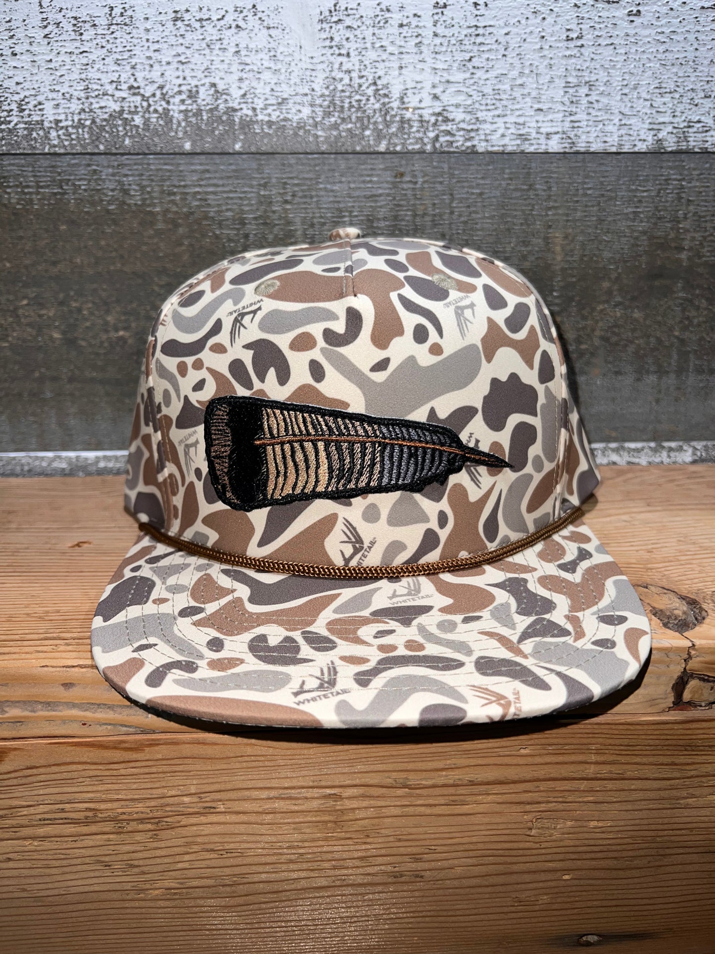 Whitetail Co. Fallen Feather Old Camo Trucker