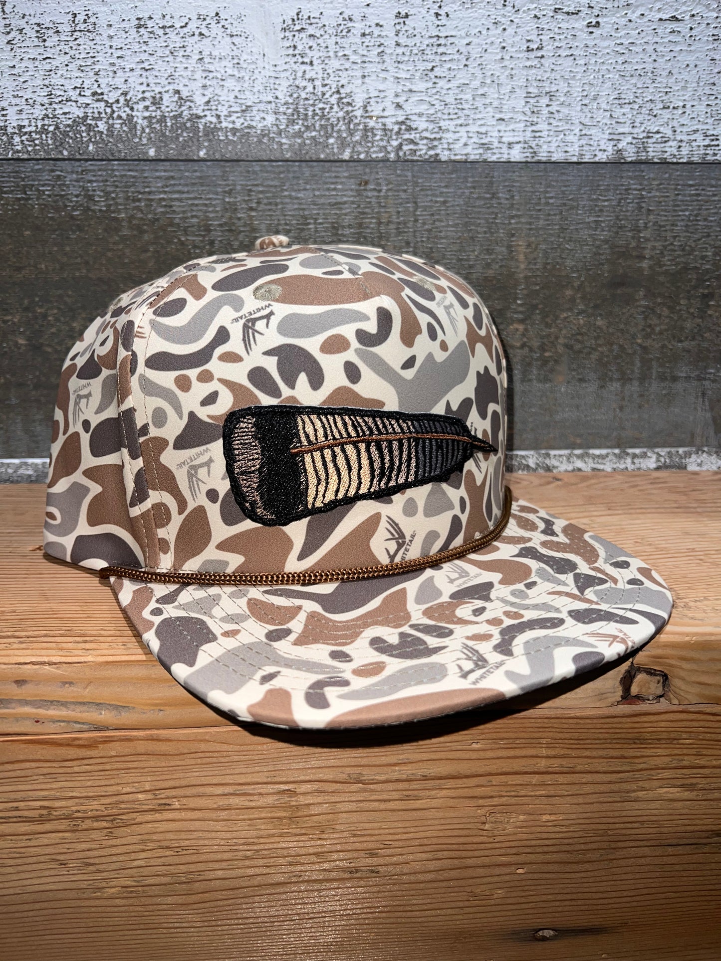 Whitetail Co. Fallen Feather Old Camo Trucker
