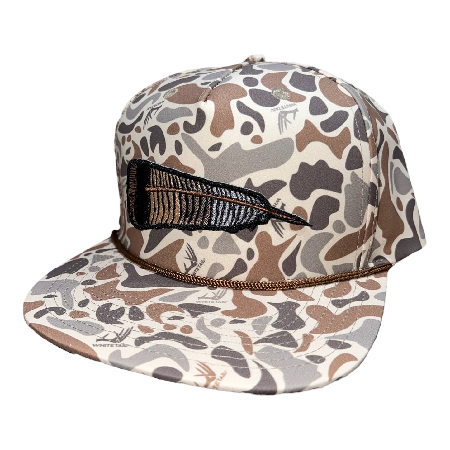 Whitetail Co. Fallen Feather Old Camo Trucker