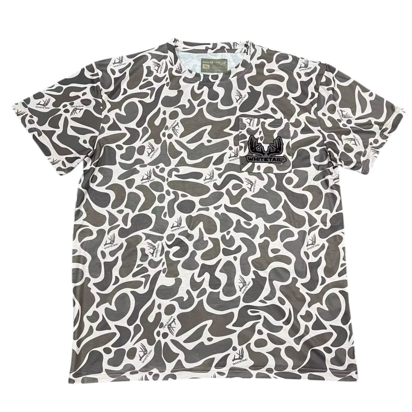 New Whitetail Co. Old Camo Faded Pocket Tee