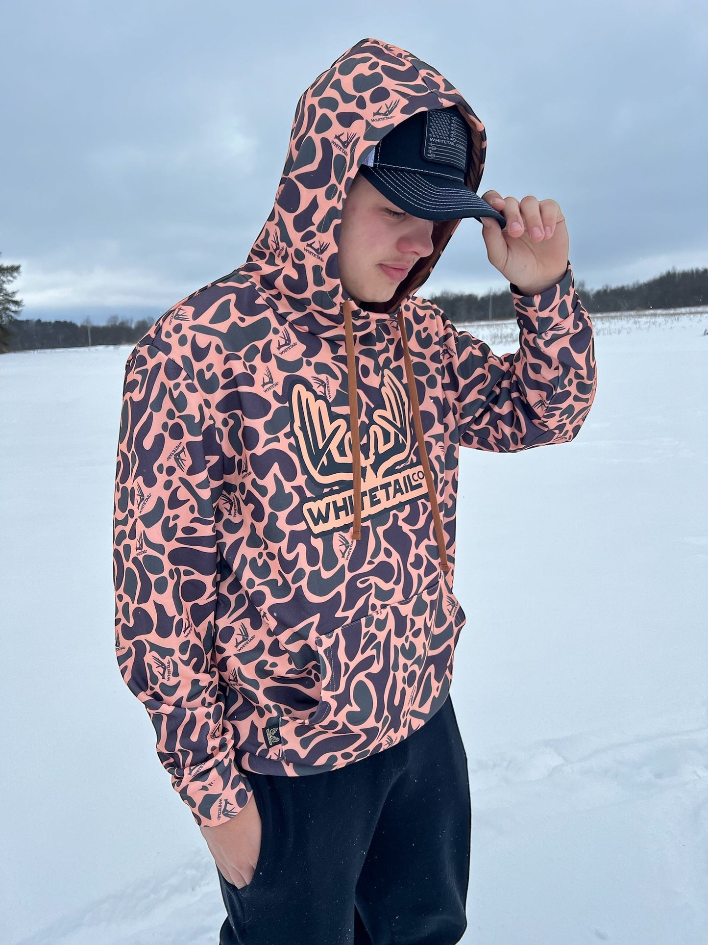 Whitetail Co. Logo Camo Hoodie