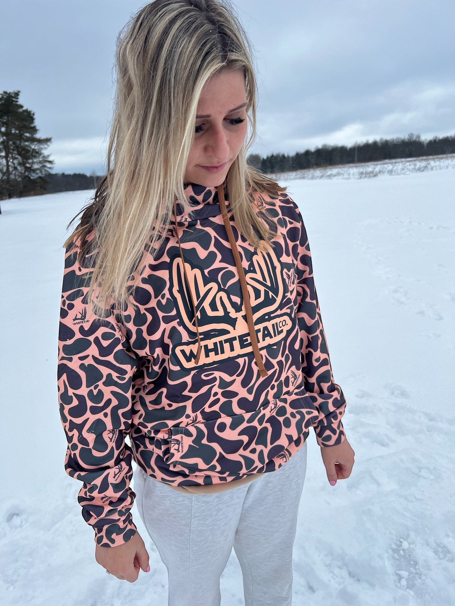 Whitetail Co. Logo Camo Hoodie
