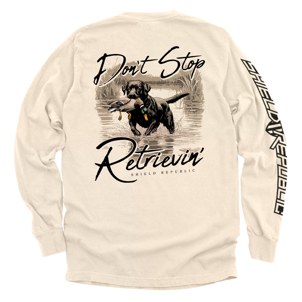 Shield Republic Don't Stop Retrievin' Black Lab