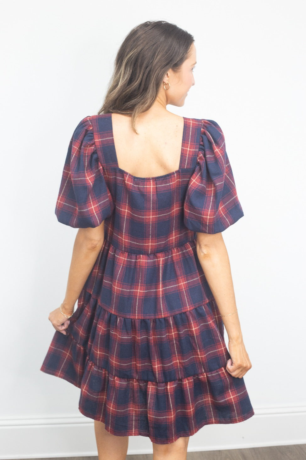 Grace and Emma Dolly Doll Plaid Dress
