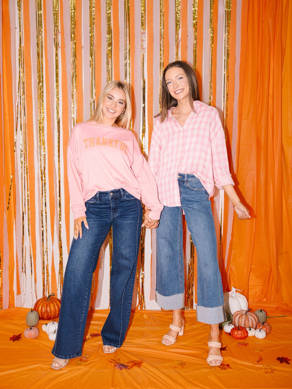 Grace & Emma The Kathryn Button-Up, Pink Plaid