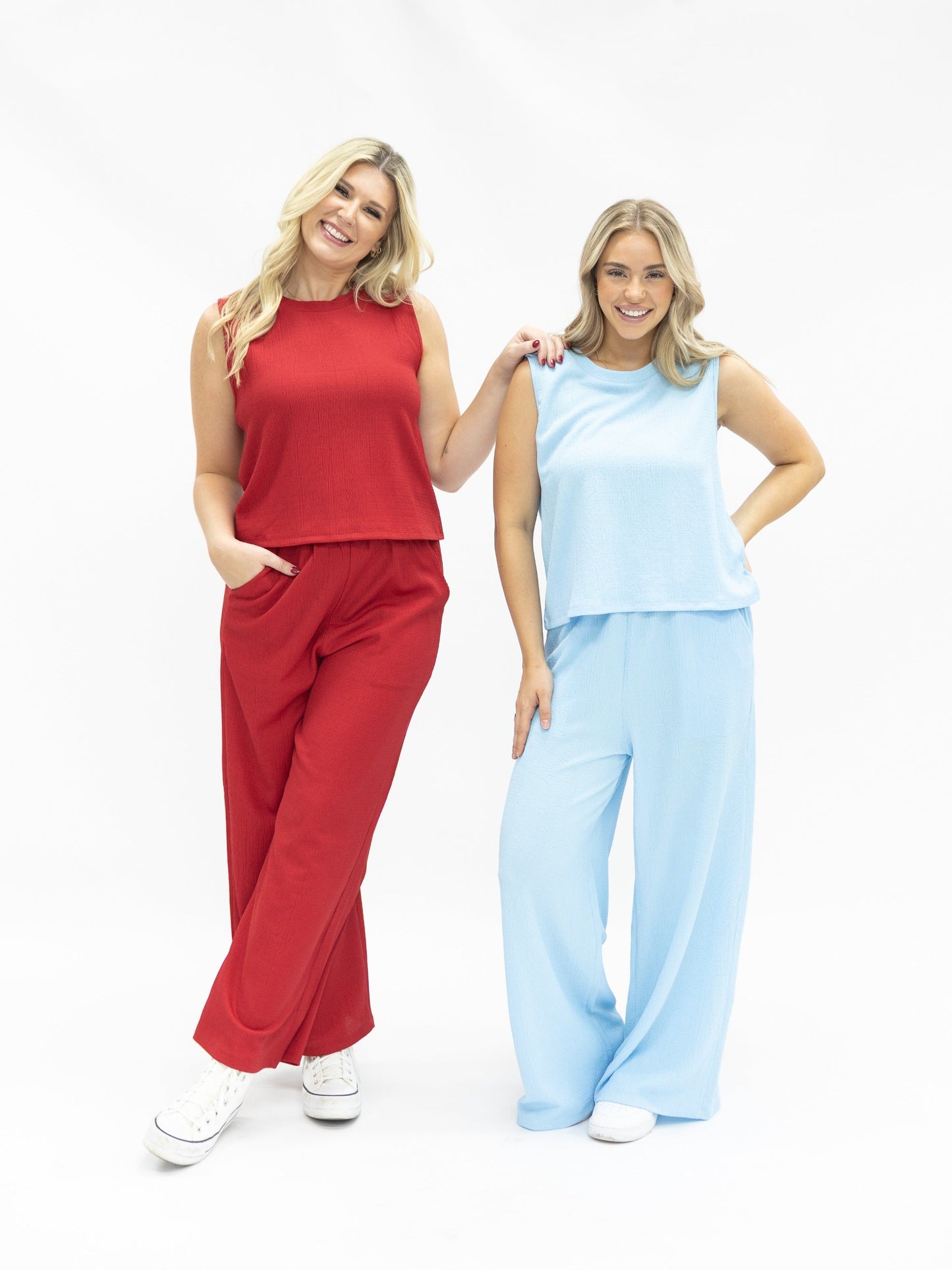 Grace & Emma The Earhart Top, Red