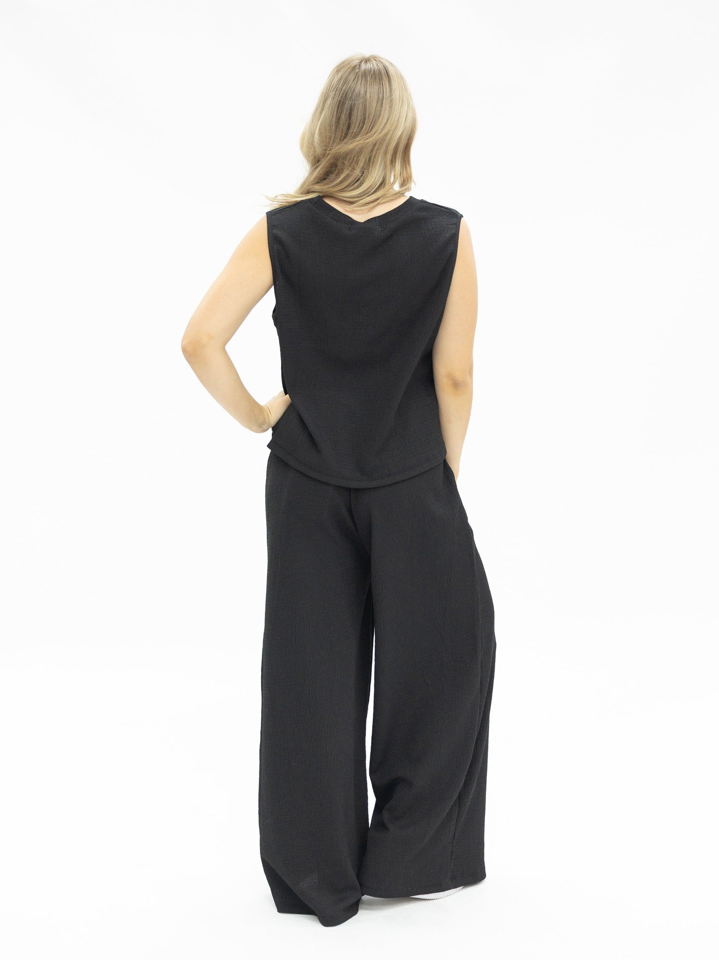 Grace & Emma The Earhart Top, Black