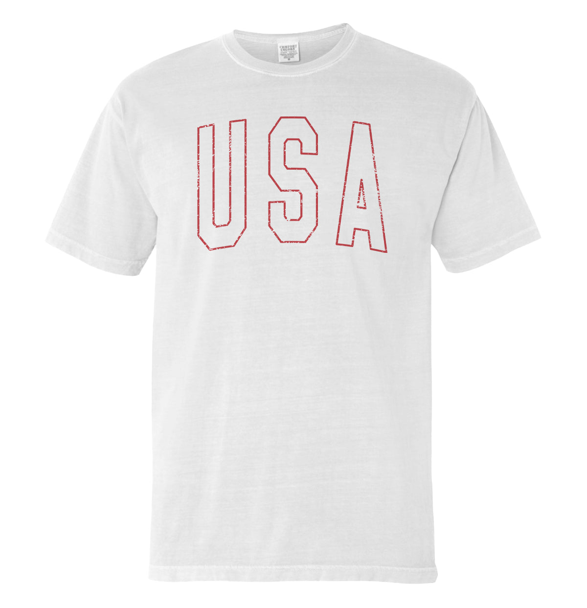 Shield Republic USA Collegiate Solid White (Front)