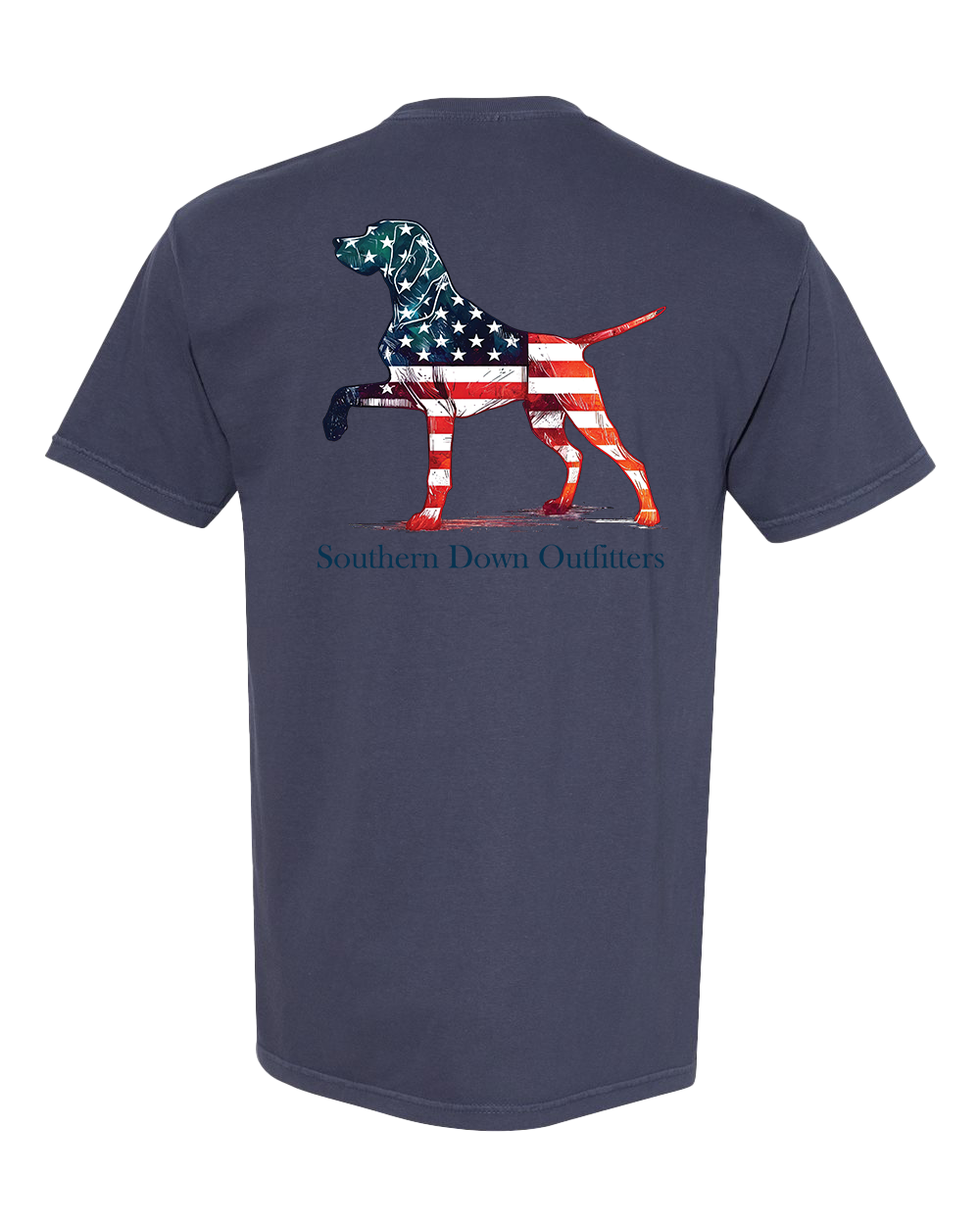 Southern Down Outfitters Star Spangled Dog Tee
