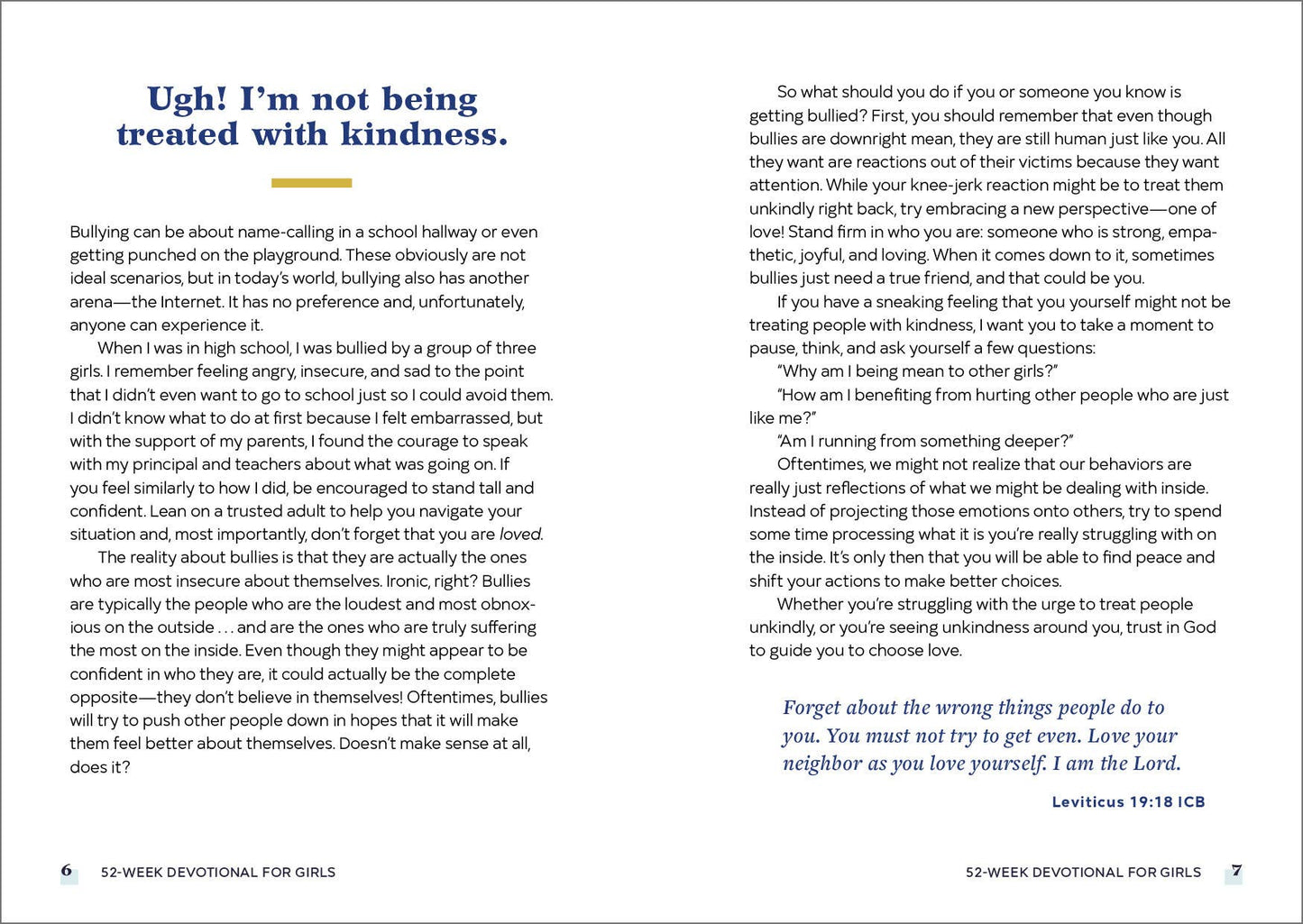 52-Week Devotional for Girls