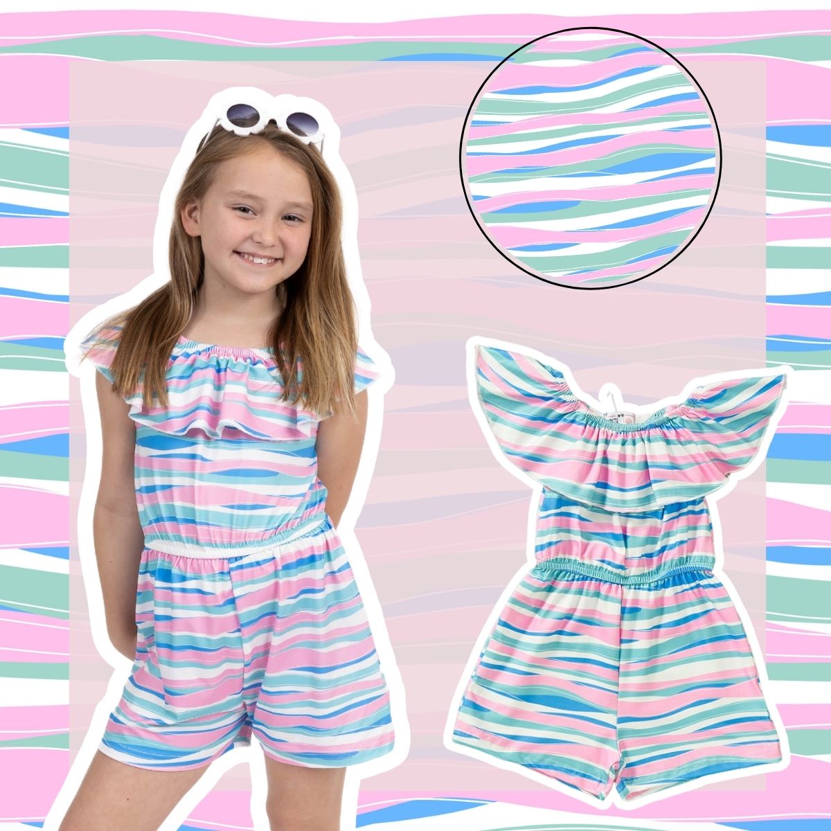 Pete and Lucy Ocean Breeze Jumpsuit