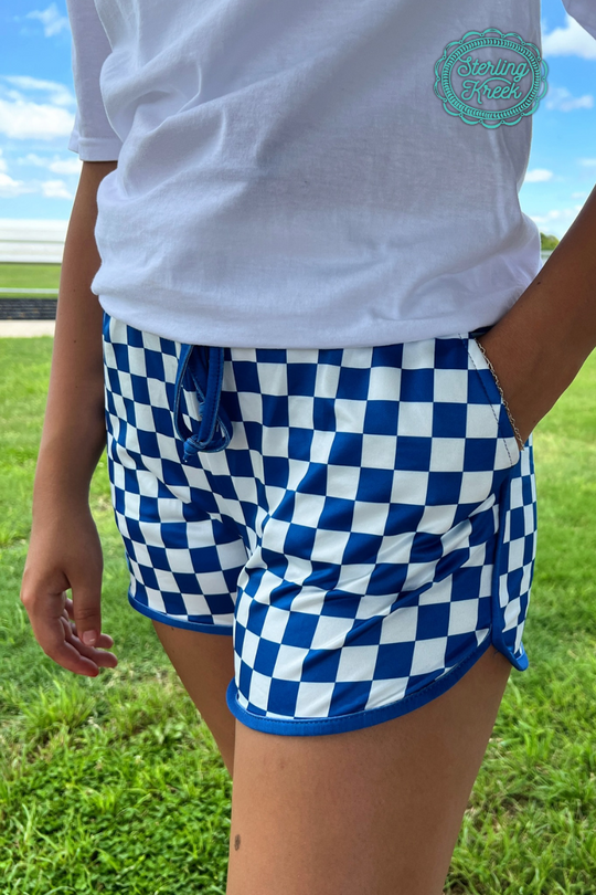 Sterling Kreek Pep Rally Checkered Shorts