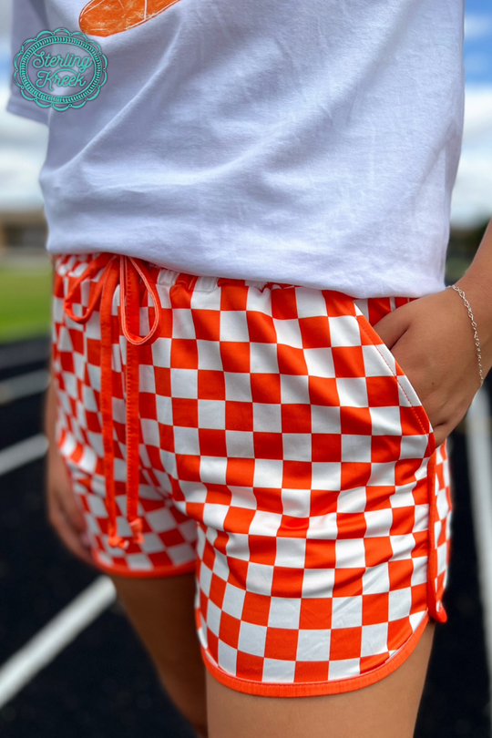 Sterling Kreek Pep Rally Checkered Shorts