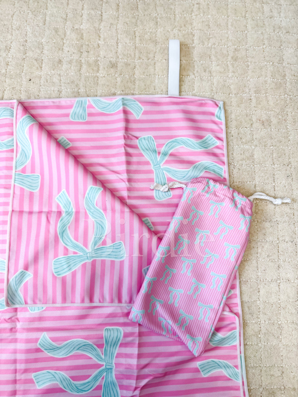 BIRDIE Quick Dry Towel - Bluebell Blush