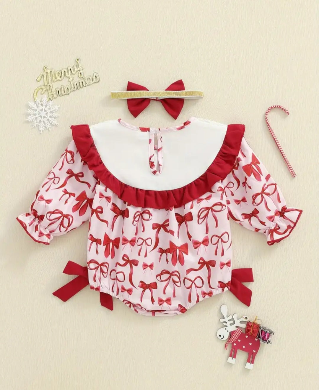 Santa Baby Baby Girl Christmas outfit