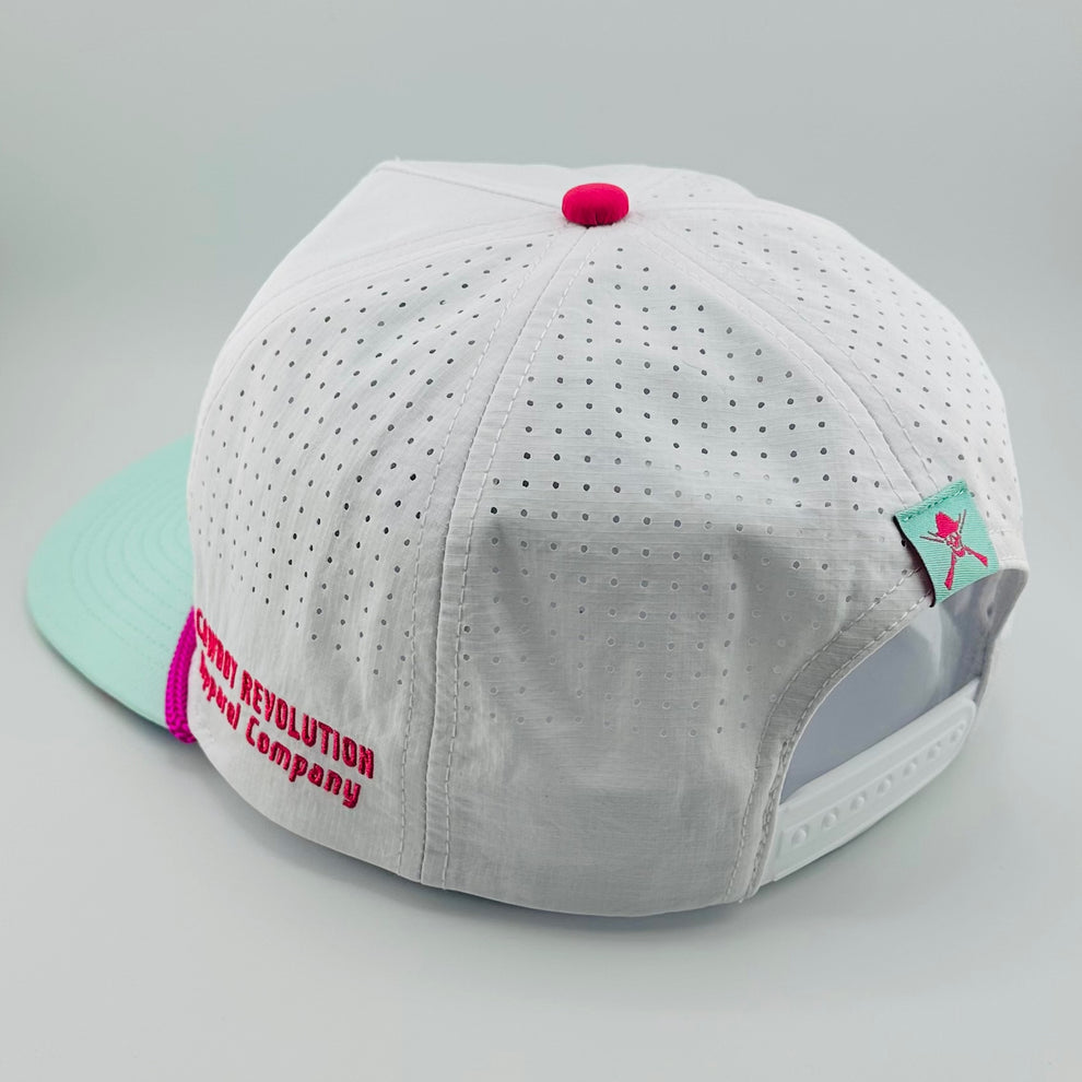 “Neon Summer Cowboy Hat” - COWBOY REVOLUTION 5-PANEL NYLON HAT