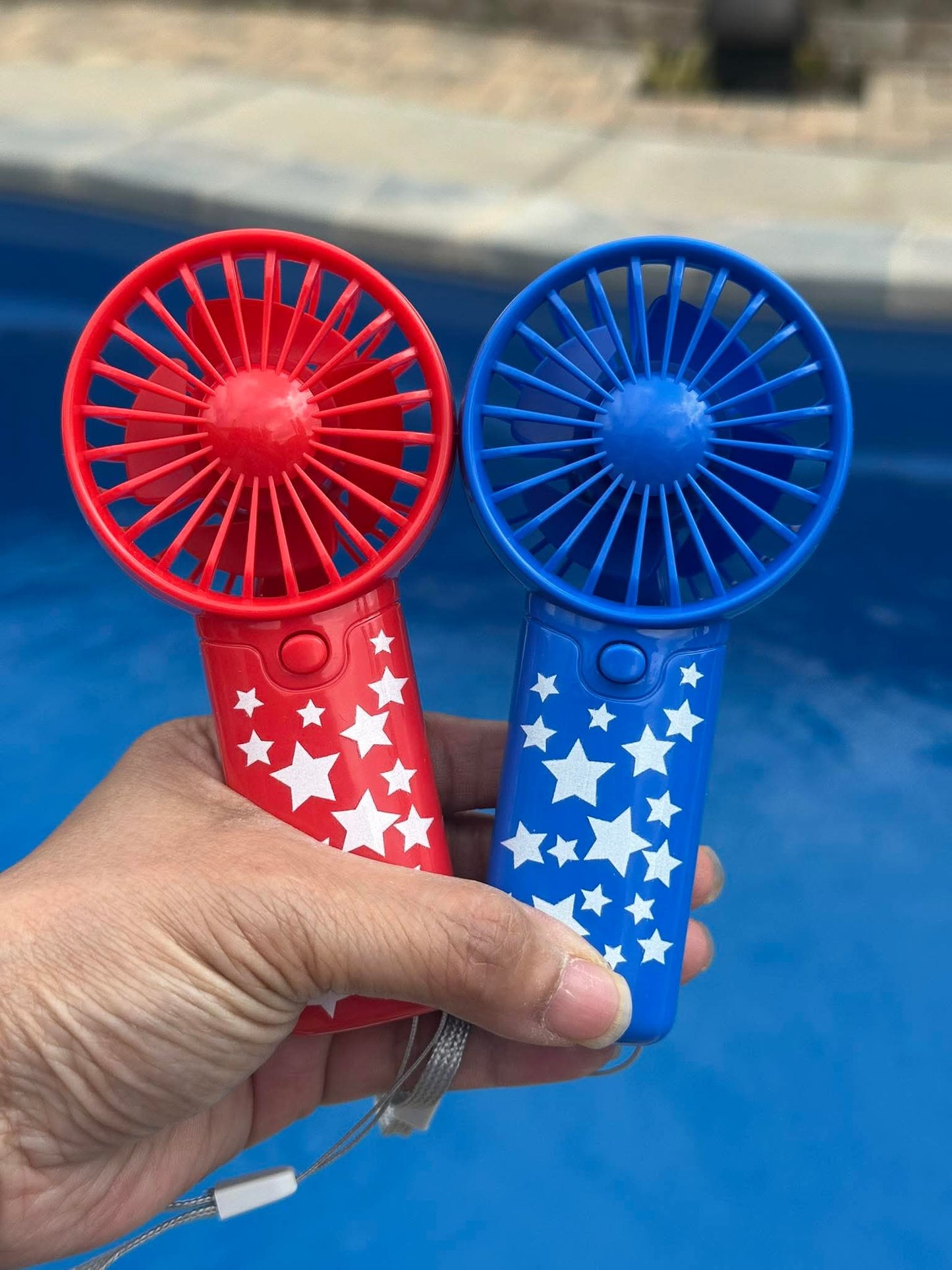 Mini Patriotic Fans
