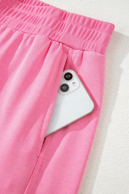 Pink Sachet Ribbed Set