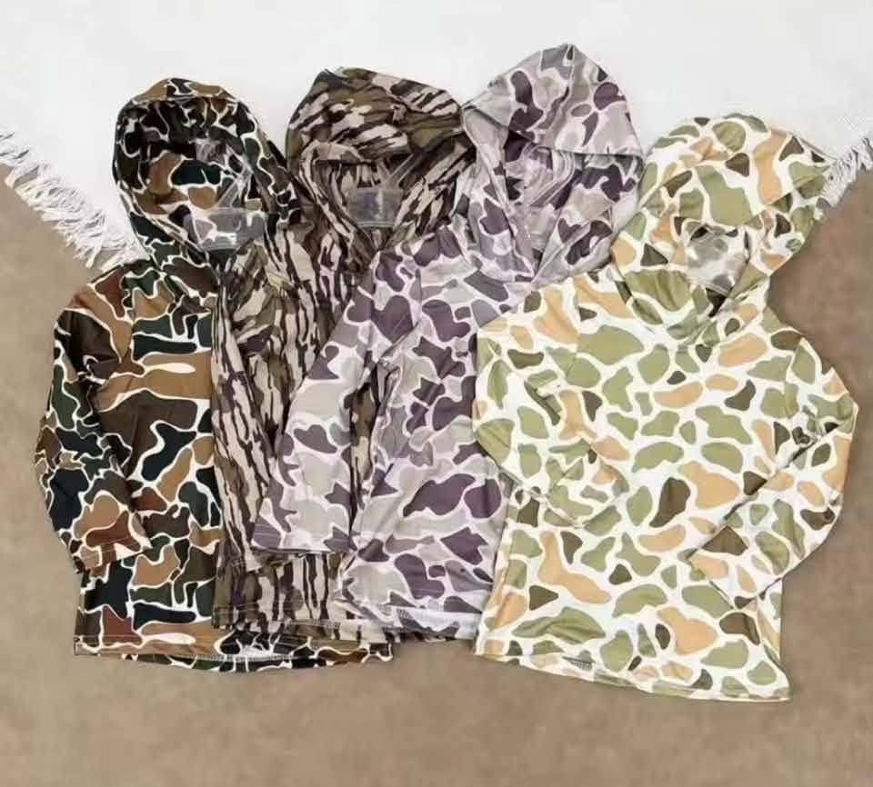 Boys Camo Performance Pullovers