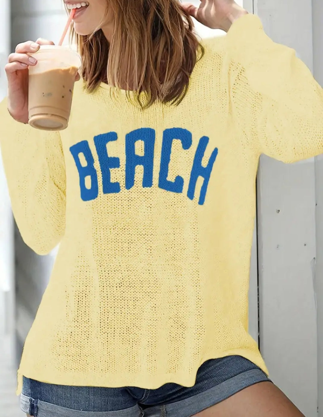 Women's Casual Beach Loose Pullover