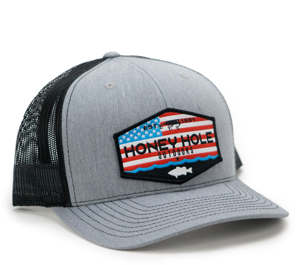 Honey Hole Original Trucker - USA Hex