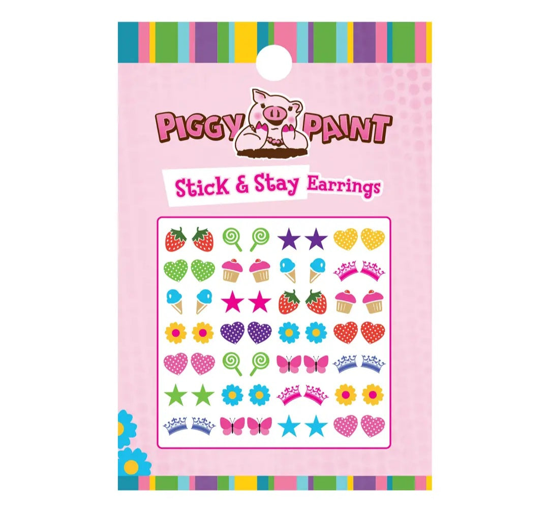 Piggy Paint Stick and Stay Earrings