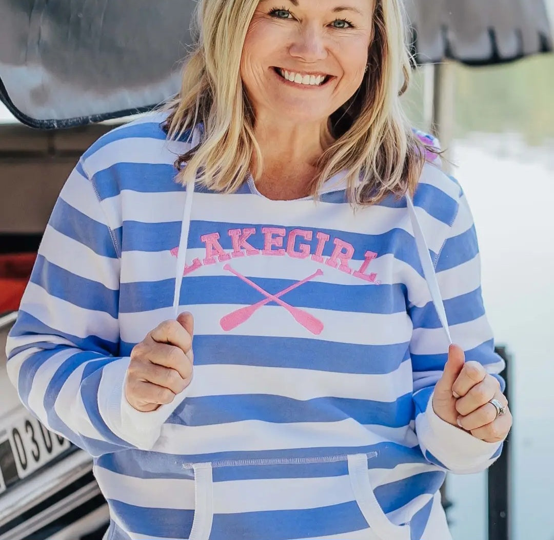 Lakegirl Stripe Hoodie