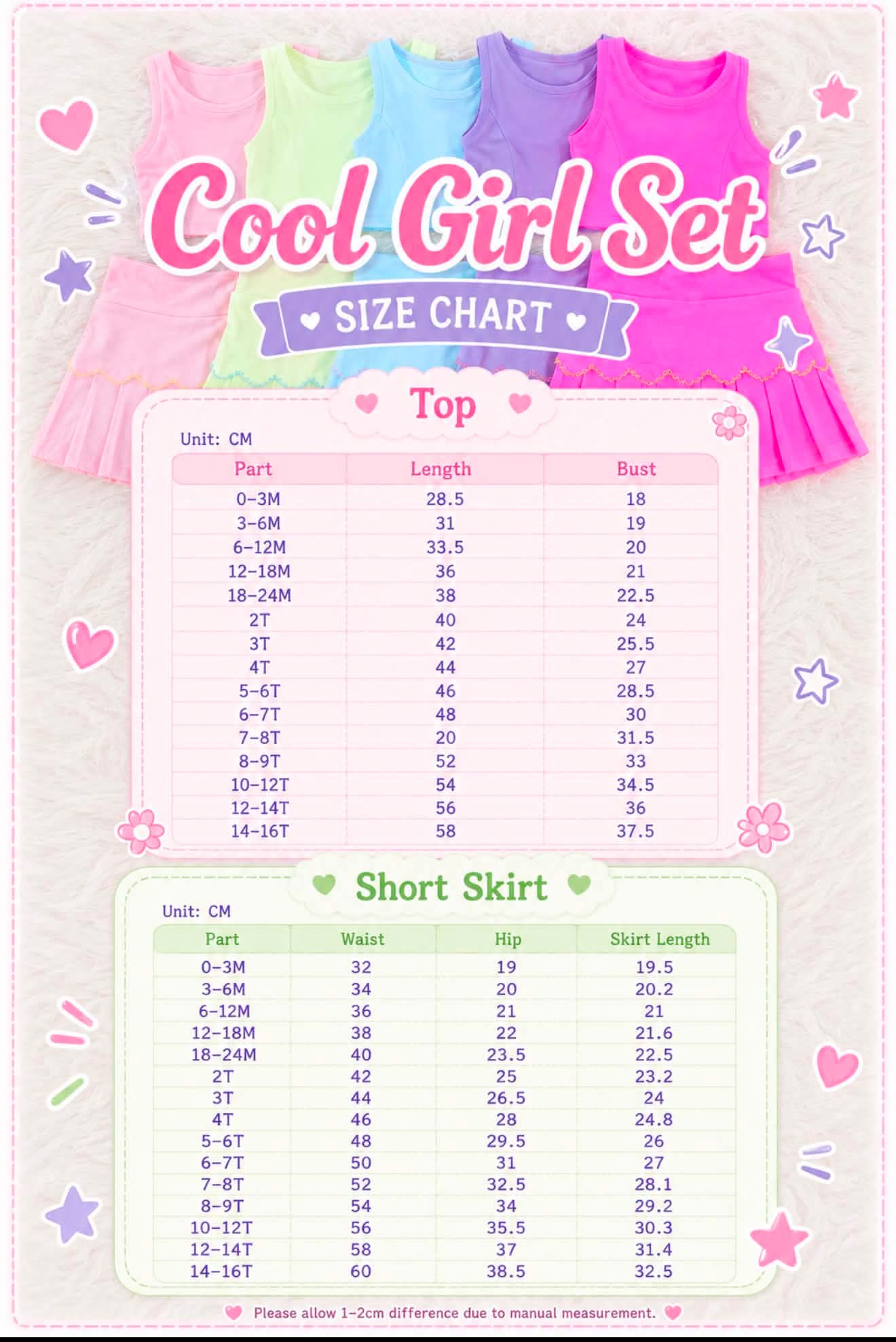 Cool Girl Sets