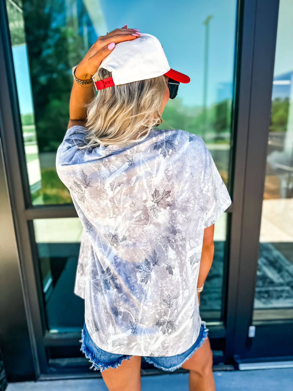 Birdie Exclusive Iced Out Camo Oversized Tee