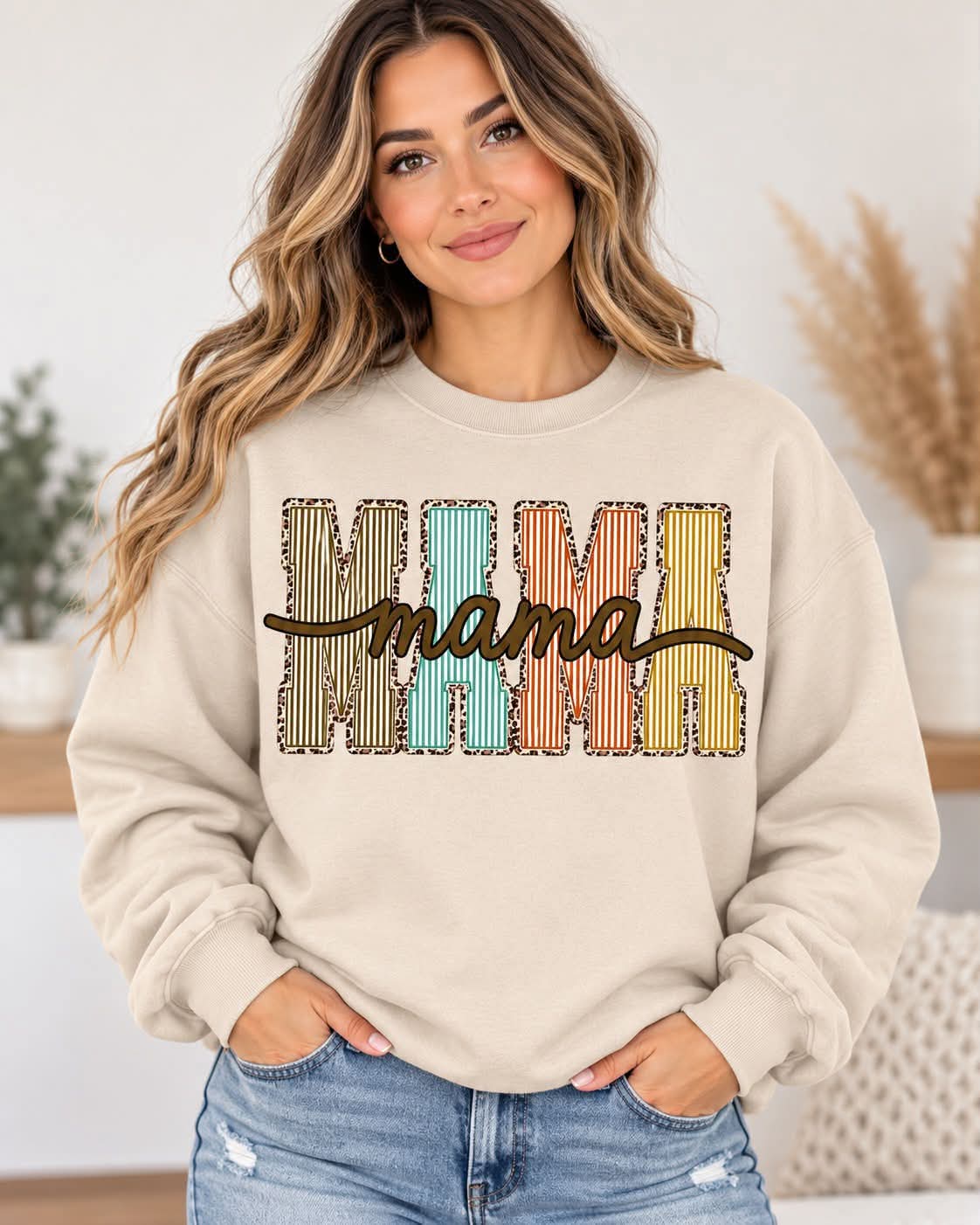Mama Leopard Fall Sweatshirt